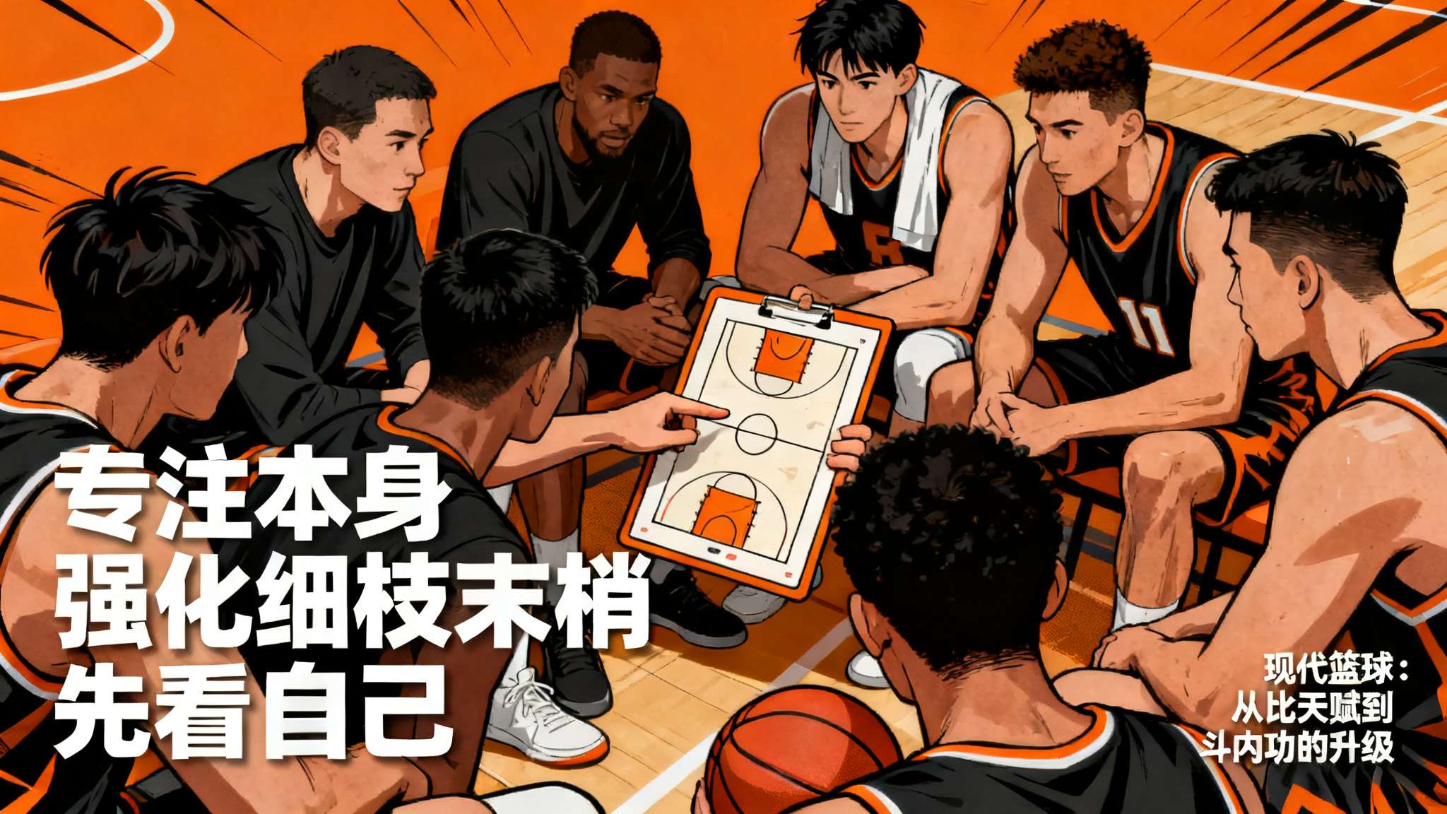 用一句话总结就是——现代篮球早已从单纯比天赋时代升级为斗内功阶段。“专注本身 强